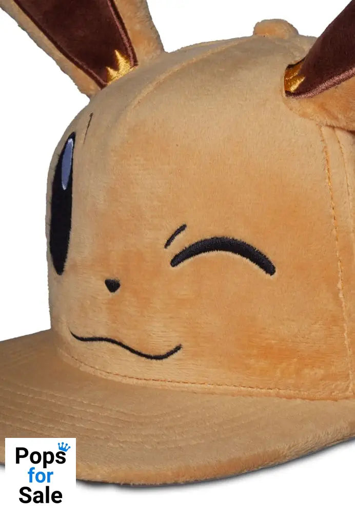 Pokemon Snapback Cap Winking Eevee
