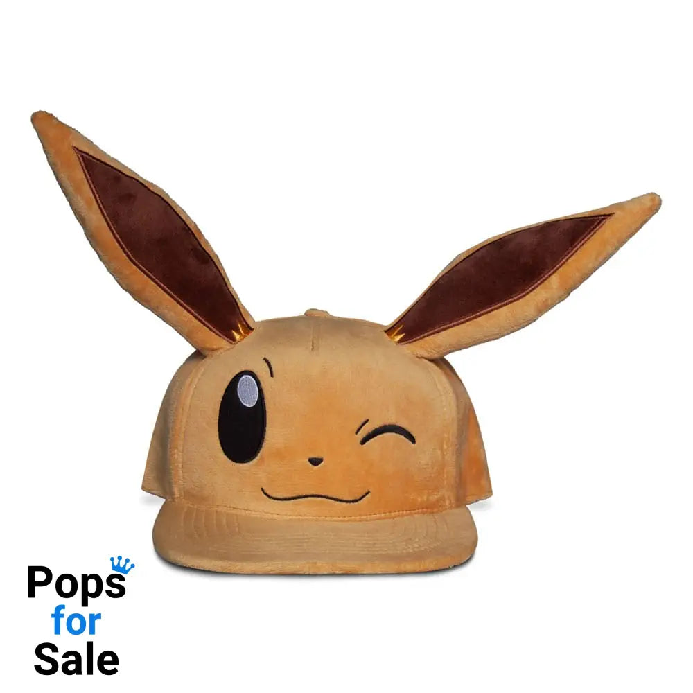 Pokemon Snapback Cap Winking Eevee Beanies & Caps