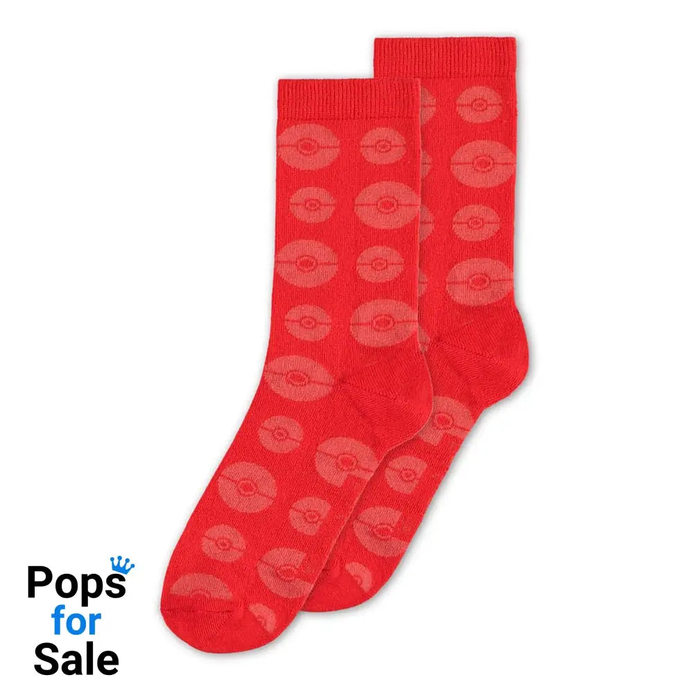 Pokemon Socks 3-Pack Crew 39-42
