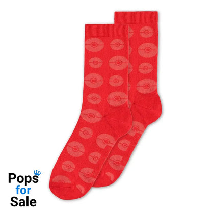 Pokemon Socks 3-Pack Crew 39-42