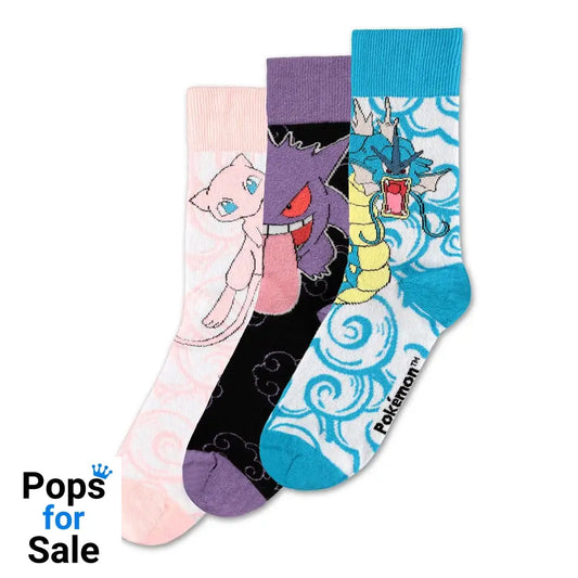 Pokémon Socks 3-Pack Crew 43-46