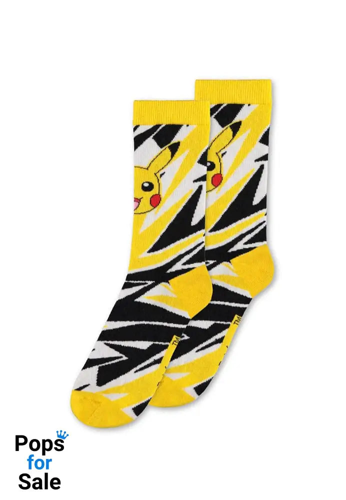 Pokémon Socks 3-Pack Pikachu, Charmander, Gengar 39-42