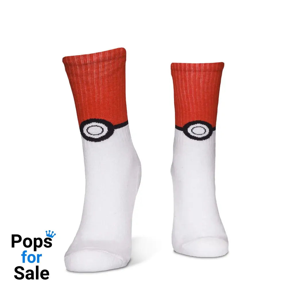Pokemon Socks 3-Pack Pikachu Pokeball 39-42
