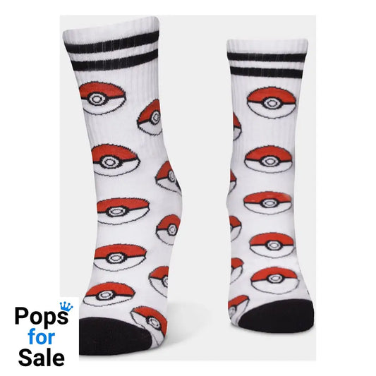 Pokemon Socks 3-Pack Pikachu Pokeball 43-46