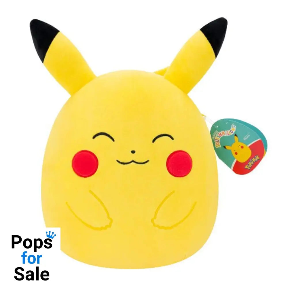 Pokémon Squishmallows Plush Figure Happy Pikachu 25 cm