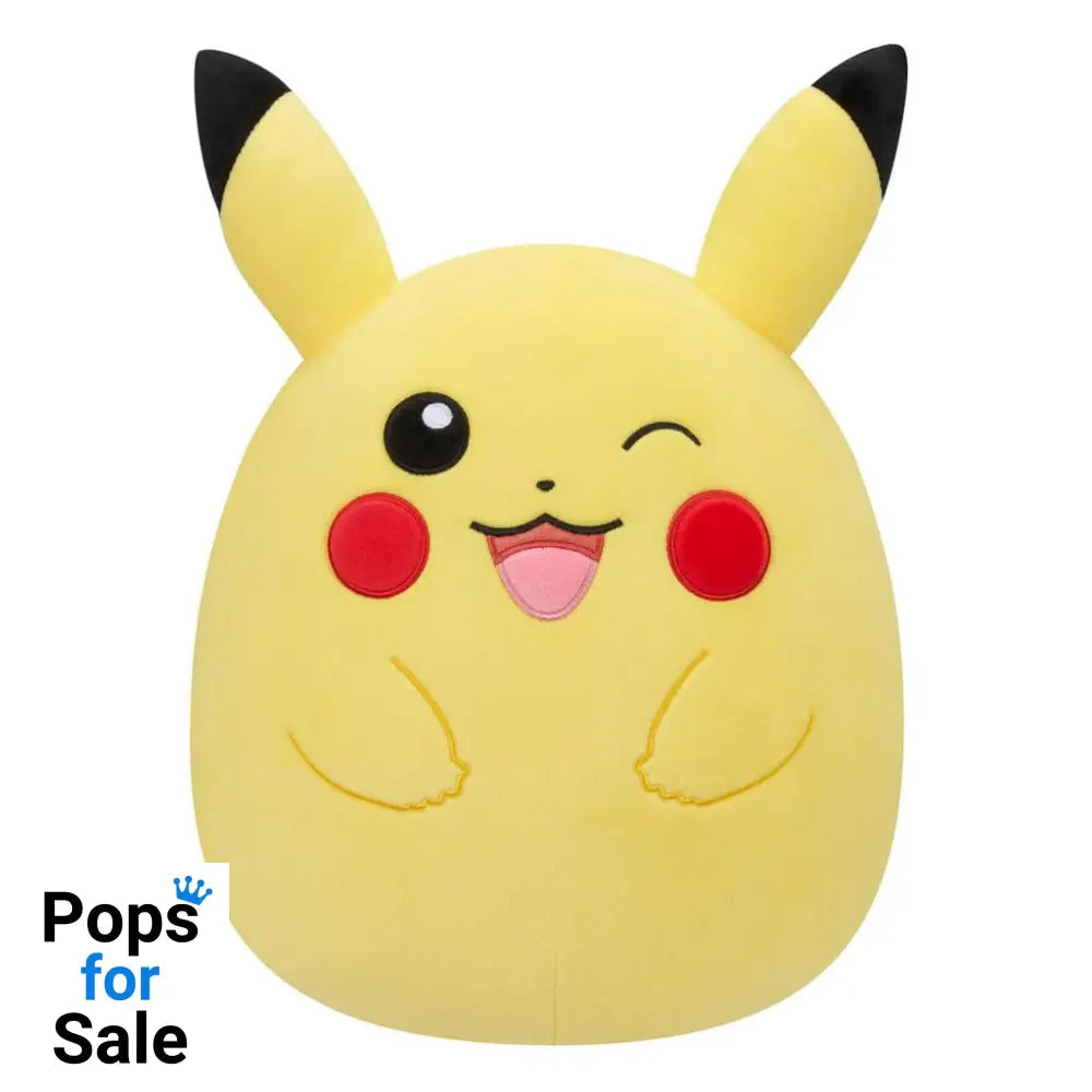 Pokémon Squishmallows Plush Figure Jumbo Winking Pikachu 51 cm