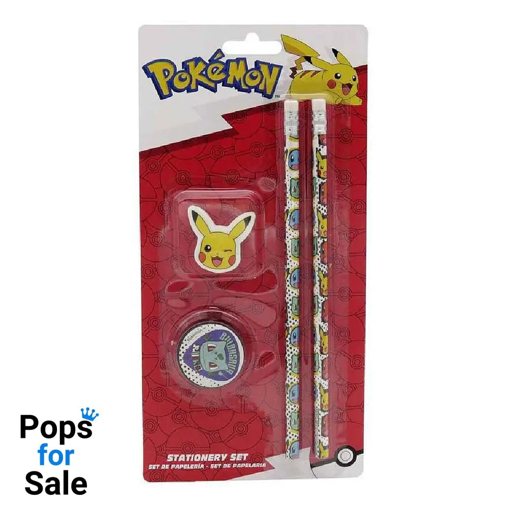Pokémon stationery set 4 pieces Stationery