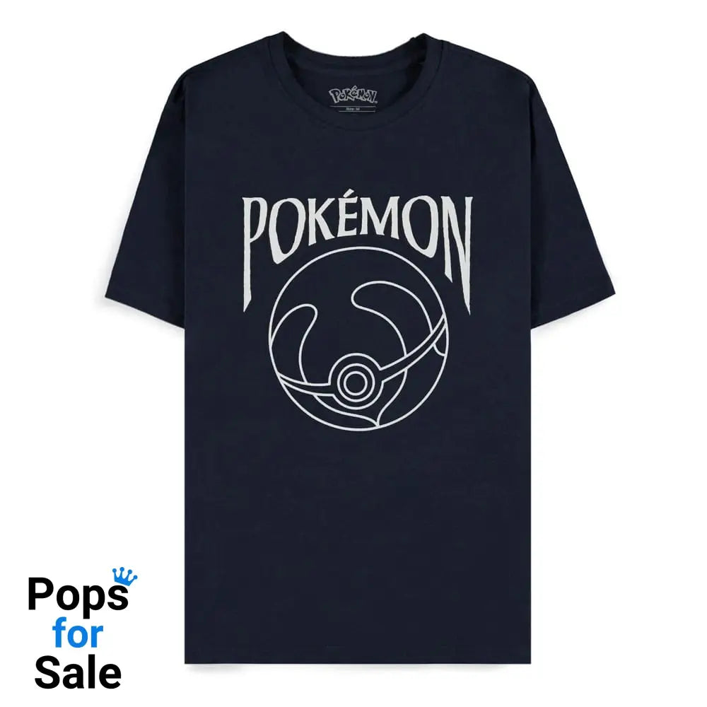 Pokémon T-Shirt Navy Heal Ball Size L T-shirts