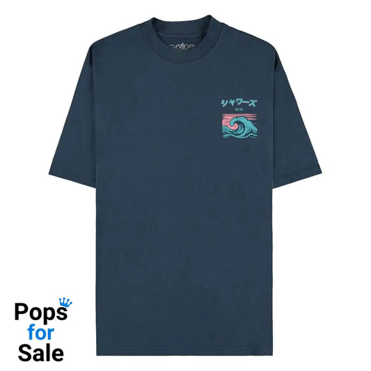 Pokémon T-Shirt Navy Vaporeon Size S