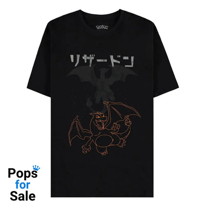 Pokémon T-Shirt Red Charizard Size M