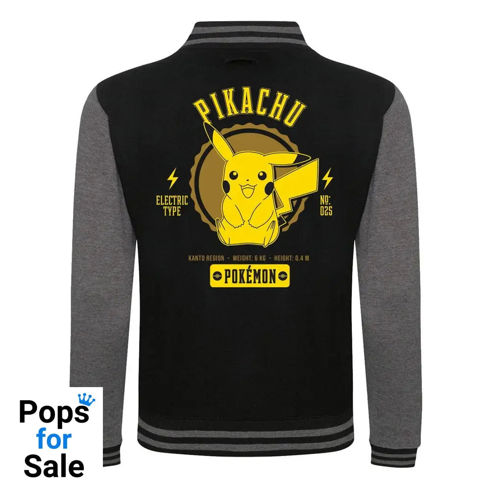 Pokemon Varsity Jacket Collegiate Pikachu Size S