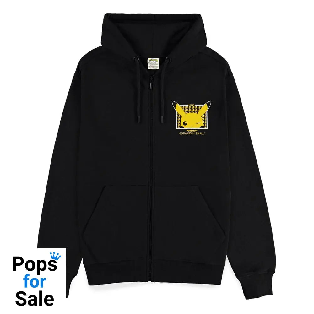Pokémon Zipper Hoodie Gotta Catch 'em All Pikachu Size S