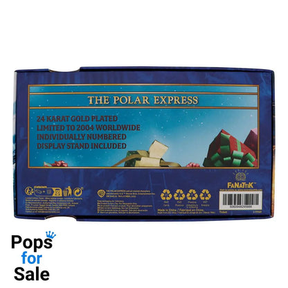 Polar Express Replica Train Ticket 24k Gold Plated Limited Edition