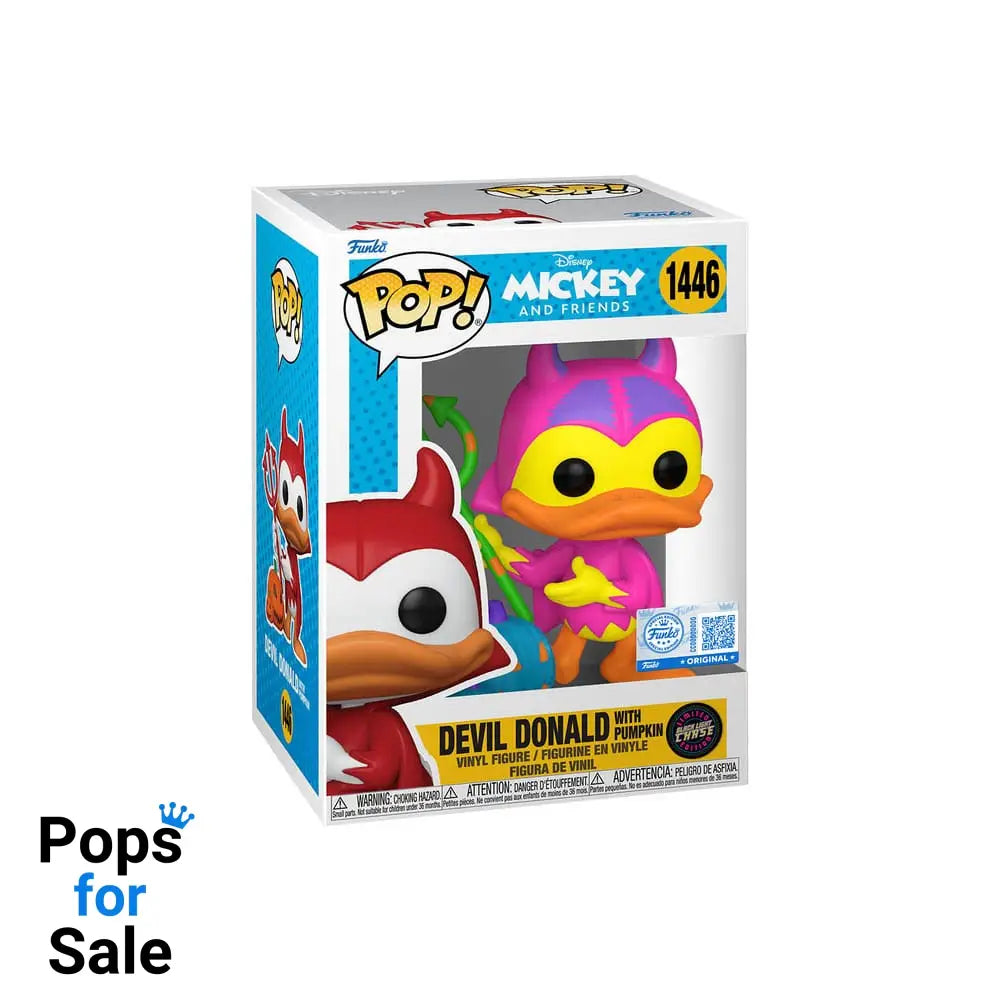 Pop! Disney: Devil Donald with Blacklight Chase Asst. (6) POP! Figures