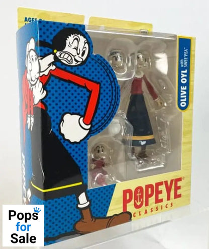 Popeye Action Figure Wave 01 Olive Oyl