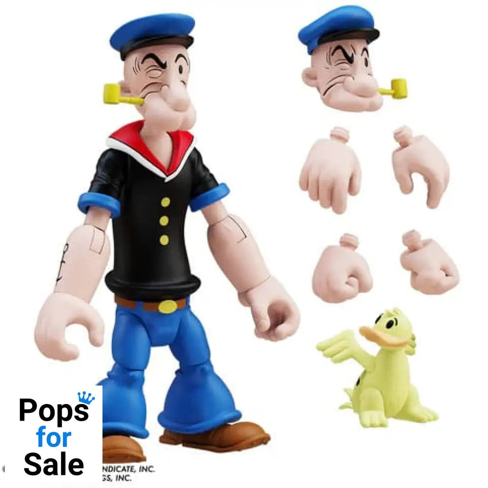 Popeye Action Figure Wave 03 Popeye 1st Appearance Black Shirt