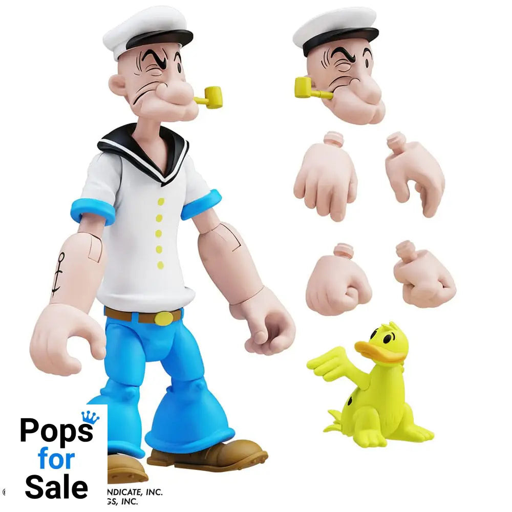 Popeye Action Figure Wave 03 Popeye 1st Appearance White Shirt