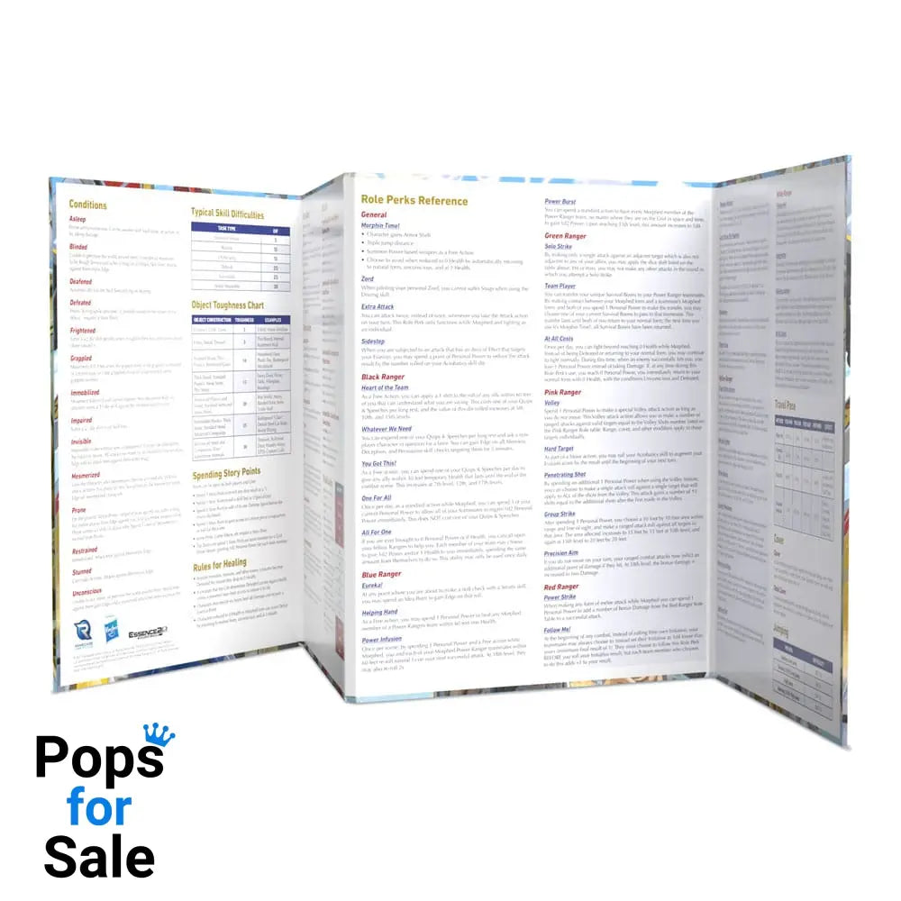 Power Rangers RPG book A Glutton for Punishment Adventure & GM Screen *Englische Version*