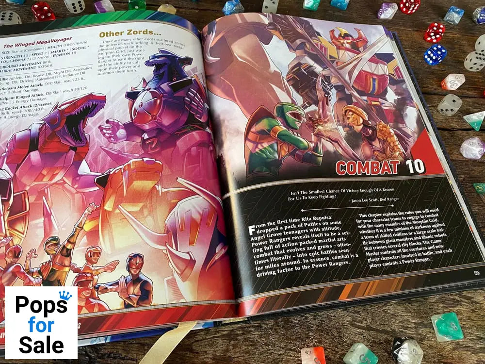 Power Rangers RPG Rulebook Core *English Version* Board games and accessories