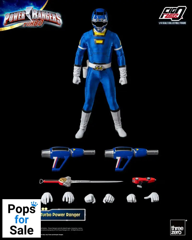Power Rangers Turbo FigZero Action Figure 1/6 Blue Turbo Power Ranger 30 cm