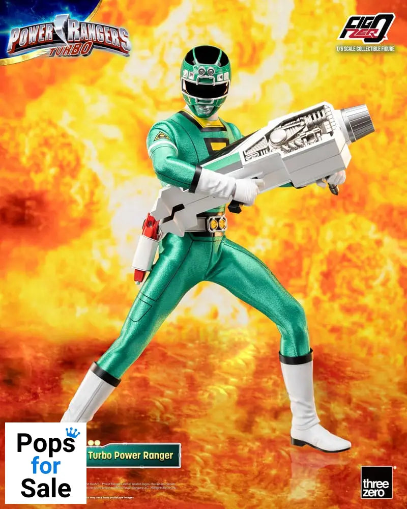 Power Rangers Turbo FigZero Action Figure 1/6 Green Turbo Power Ranger 30 cm Action figures