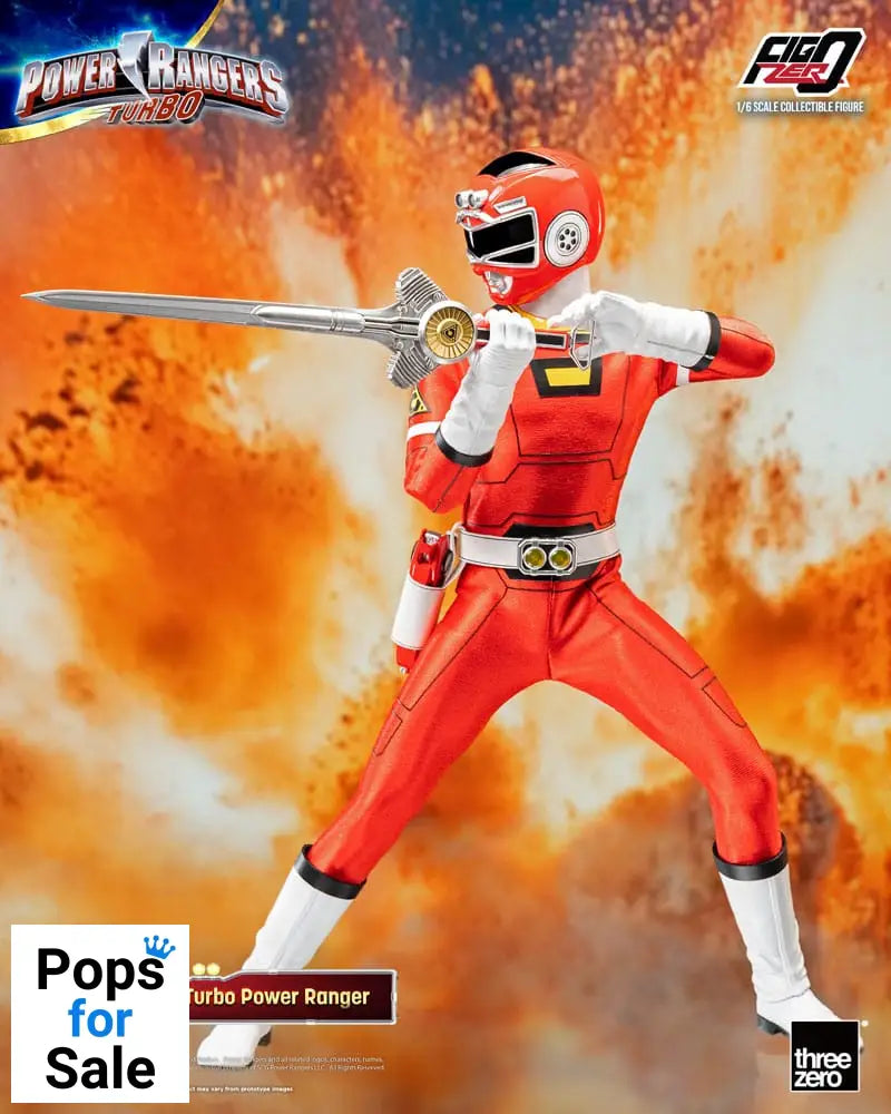 Power Rangers Turbo FigZero Action Figure 1/6 Red Turbo Power Ranger 30 cm
