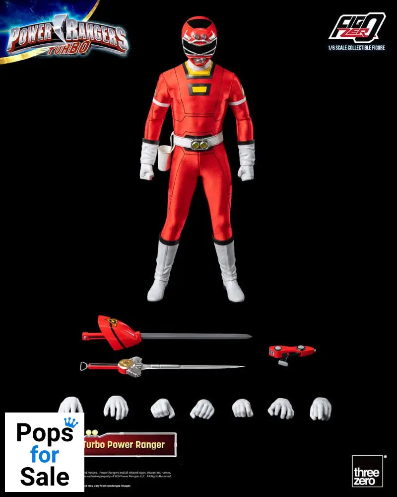 Power Rangers Turbo FigZero Action Figure 1/6 Red Turbo Power Ranger 30 cm