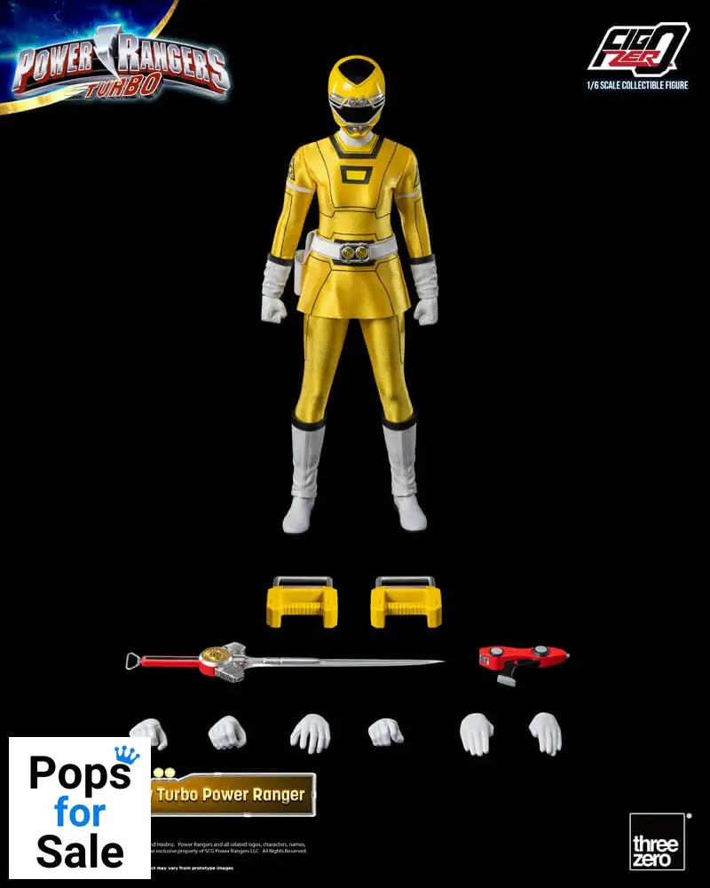 Power Rangers Turbo FigZero Action Figure 1/6 Yellow Turbo Power Ranger 30 cm