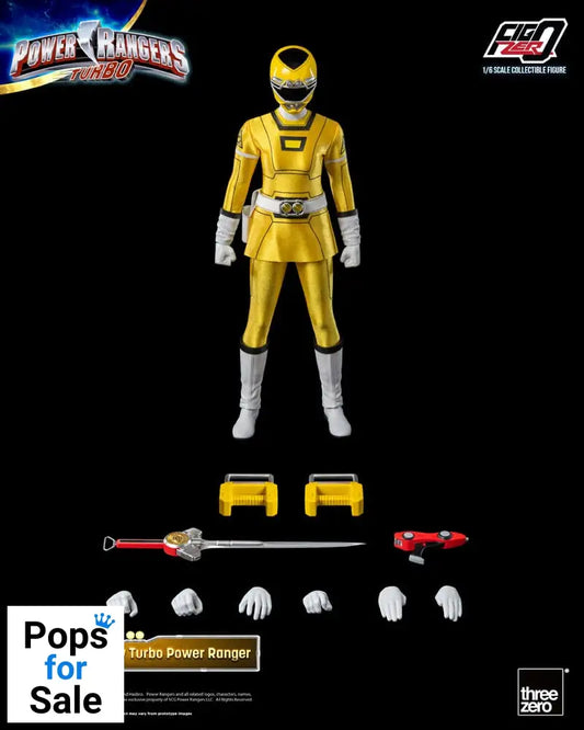 Power Rangers Turbo FigZero Action Figure 1/6 Yellow Turbo Power Ranger 30 cm