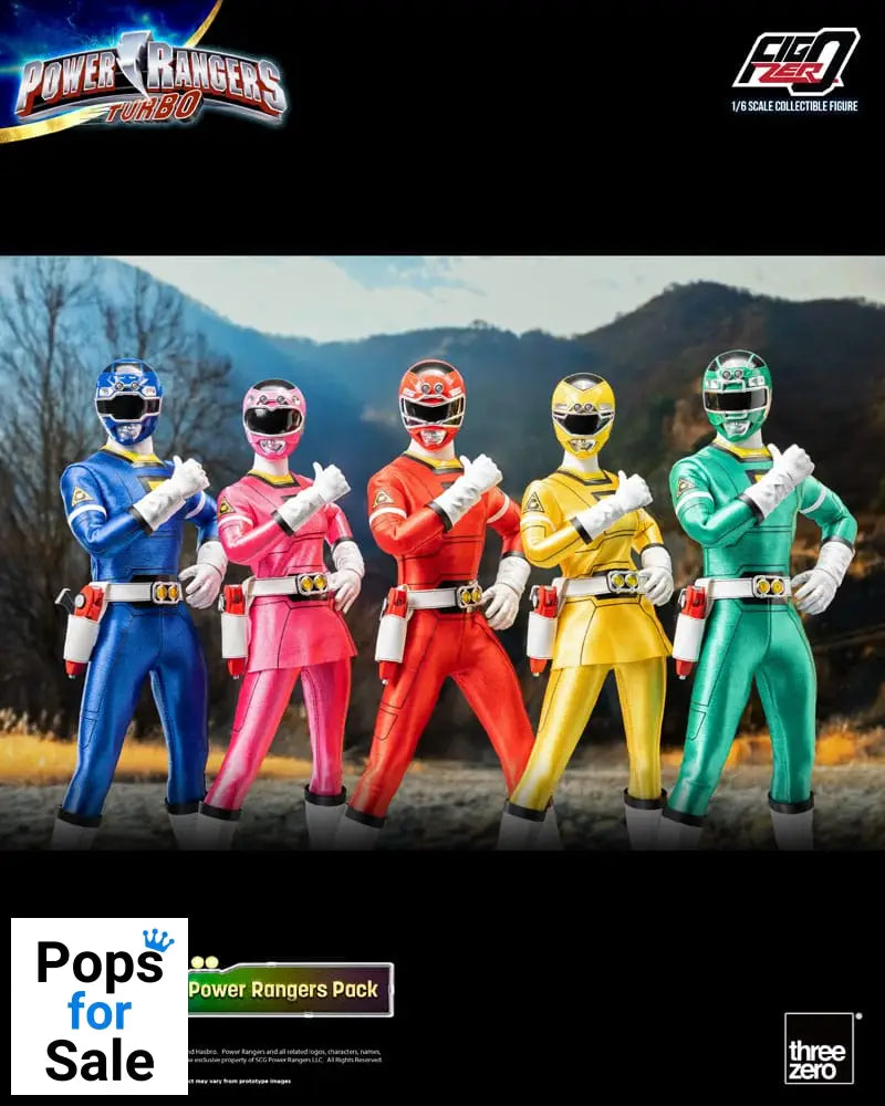 Power Rangers Turbo FigZero Action Figures 1/6 5-Pack Turbo Power Rangers 30 cm
