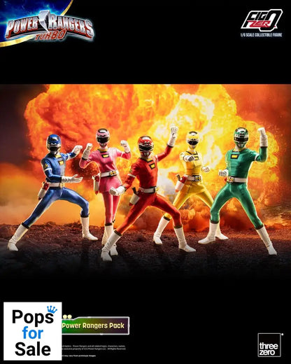 Power Rangers Turbo FigZero Action Figures 1/6 5-Pack Turbo Power Rangers 30 cm Action figures