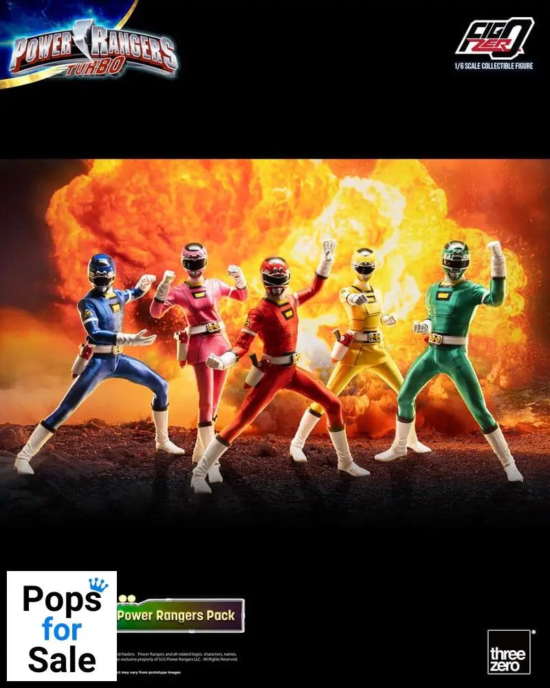 Power Rangers Turbo FigZero Action Figures 1/6 5-Pack Turbo Power Rangers 30 cm Action figures
