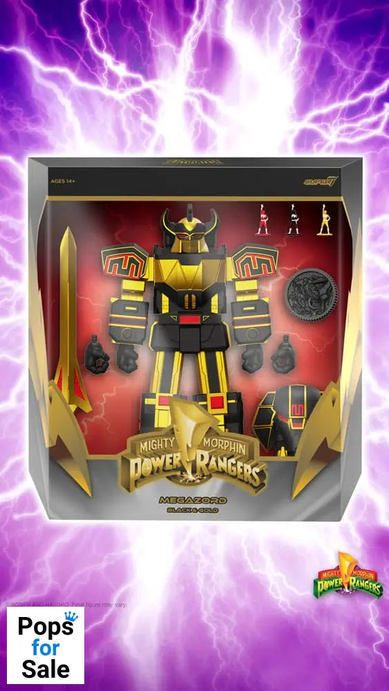 Power Rangers Ultimates Action Figure Megazord (Black/Gold) 18 cm