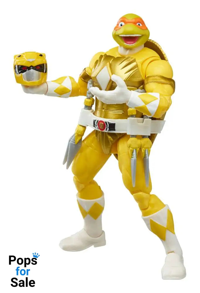 Power Rangers x TMNT Lightning Collection Action Figures 2022 Morphed April O´Neil & Michelangelo