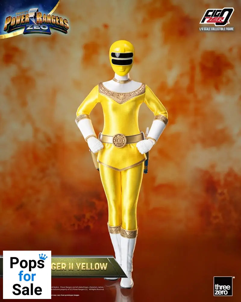 Power Rangers Zeo FigZero Action Figure 1/6 Ranger II Yellow 30 cm Action figures