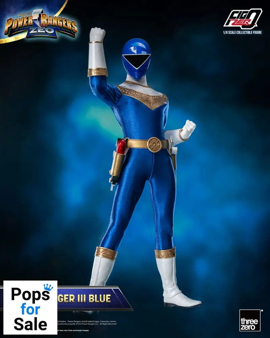 Power Rangers Zeo FigZero Action Figure 1/6 Ranger III Blue 30 cm