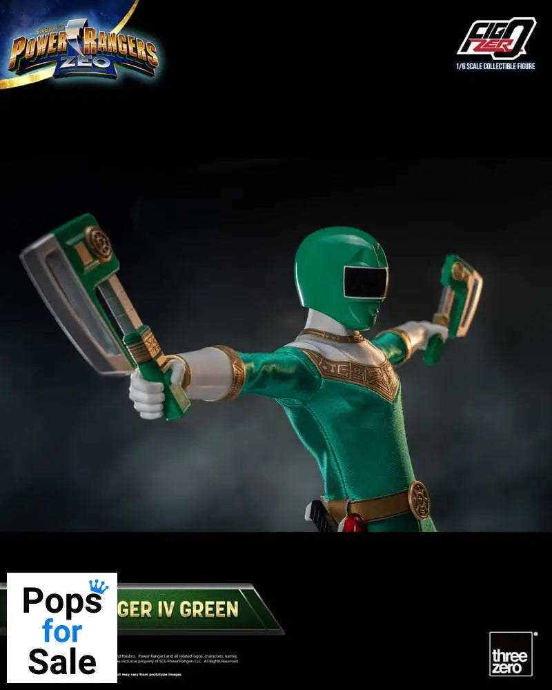 Power Rangers Zeo FigZero Action Figure 1/6 Ranger IV Green 30 cm