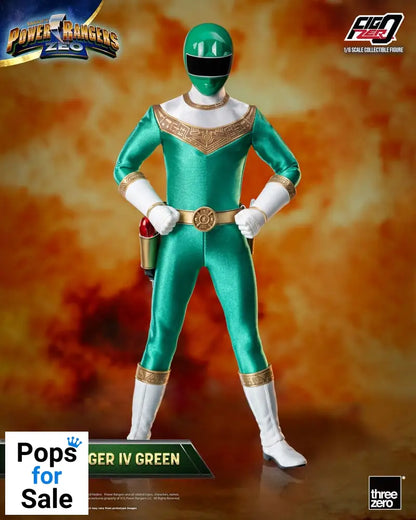 Power Rangers Zeo FigZero Action Figure 1/6 Ranger IV Green 30 cm Action figures