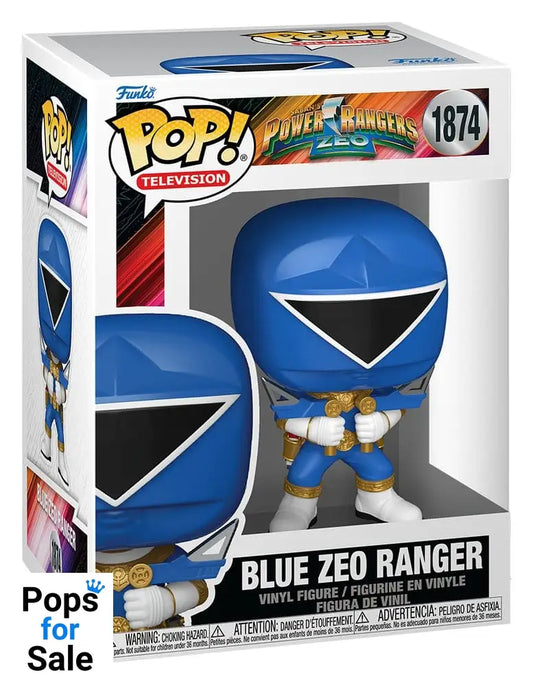 Power Rangers Zeo POP! Movies Vinyl Figures Zeo Ranger Blue 9 cm