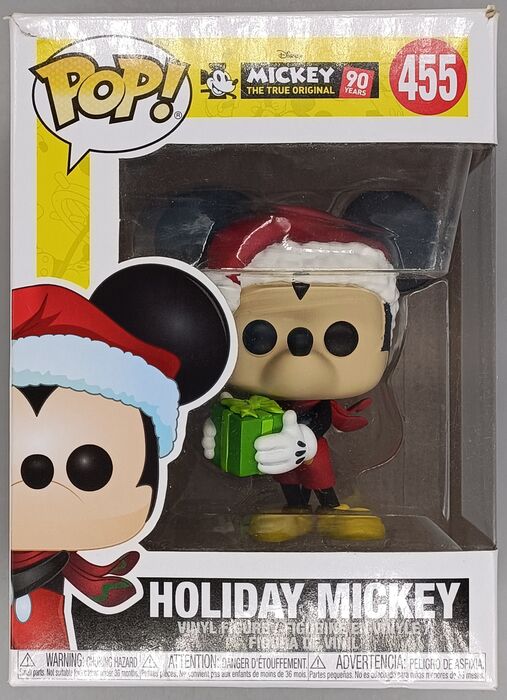 #455 Holiday Mickey - Disney Mickey & Friends - Box Damaged Funko POP