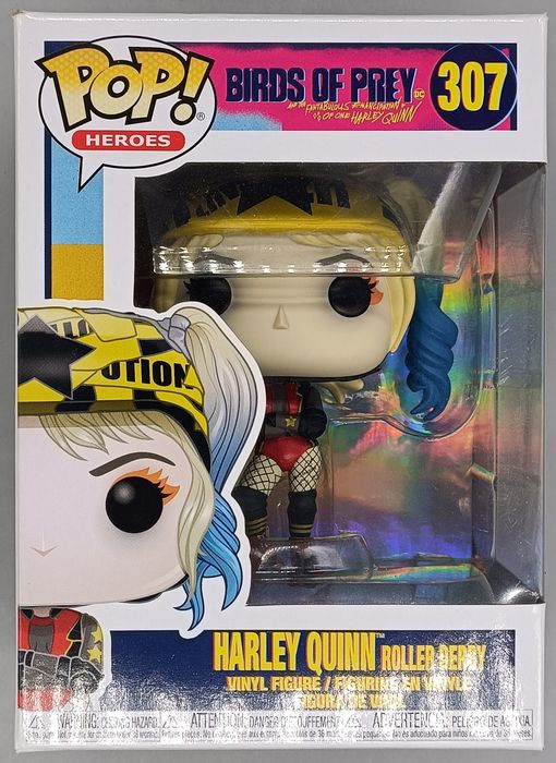 #307 Harley Quinn (Roller Derby) DC Birds of Prey Box Damaged Funko POP