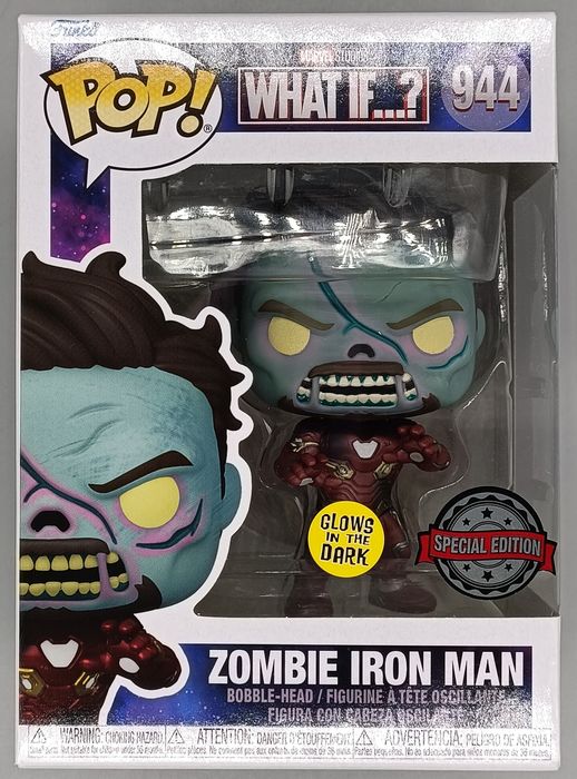 #944 Zombie Iron Man Glow - Marvel What if...? Funko POP