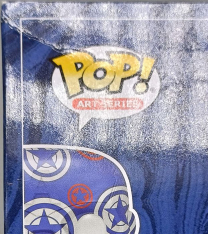 #36 Captain America - Art Series - Marvel - Box Damaged Funko POP