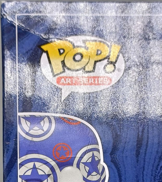 #36 Captain America - Art Series - Marvel - Box Damaged Funko POP