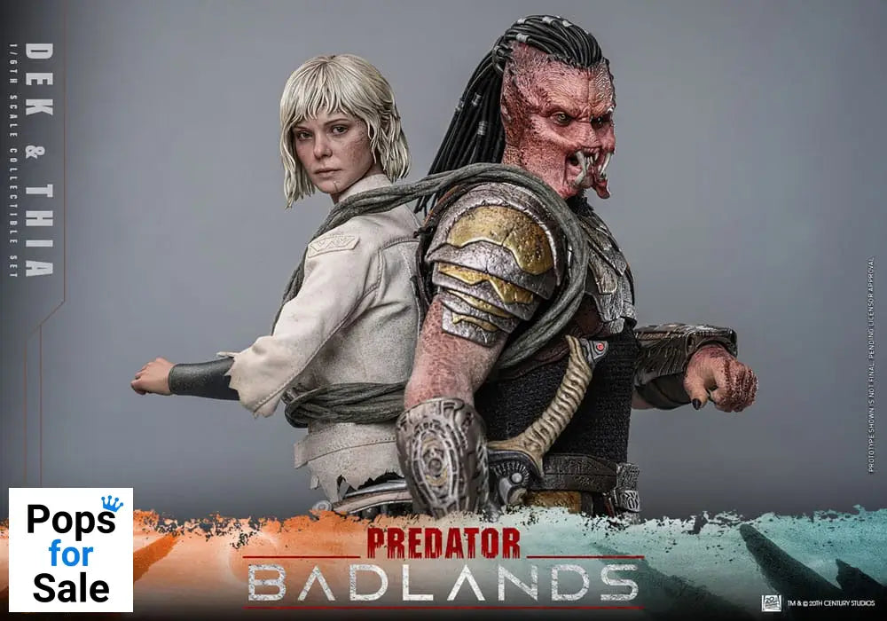 Predator: Badlands Movie Masterpiece Action Figure 1/6 Dek & Thia 30 cm