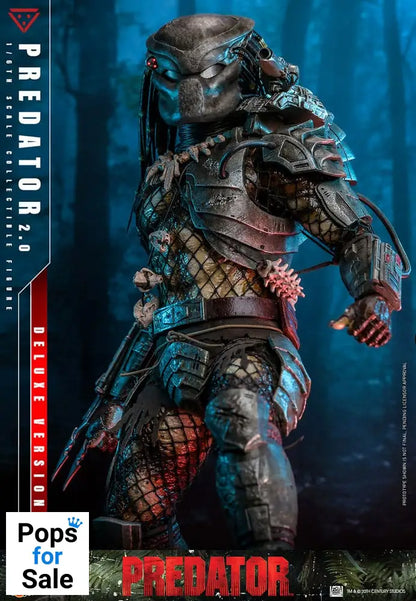 Predator Movie Masterpiece Action Figure 1/6 Predator (2.0) Deluxe Version 34 cm