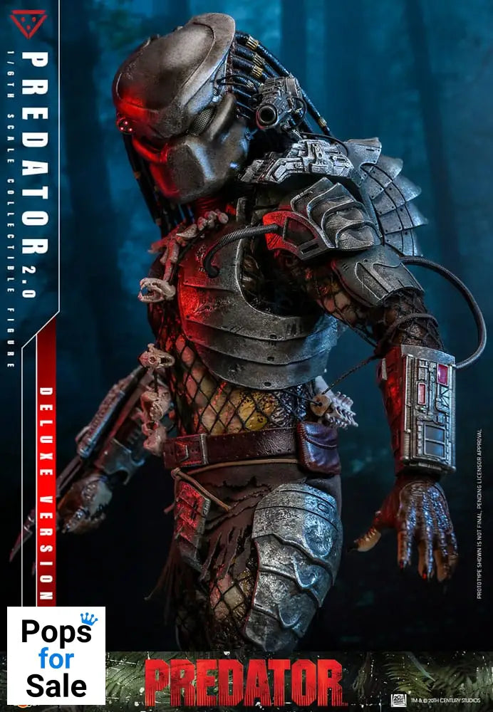 Predator Movie Masterpiece Action Figure 1/6 Predator (2.0) Deluxe Version 34 cm