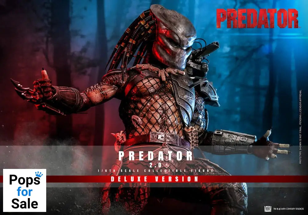 Predator Movie Masterpiece Action Figure 1/6 Predator (2.0) Deluxe Version 34 cm