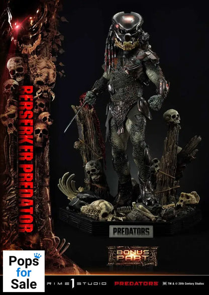 Predators Statue Berserker Predator Deluxe Bonus Version 100 cm