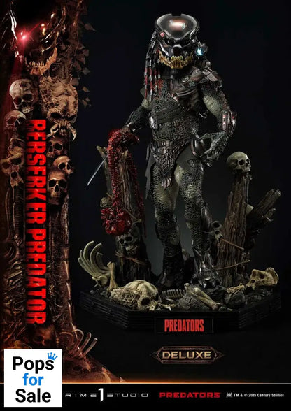 Predators Statue Berserker Predator Deluxe Version 100 cm
